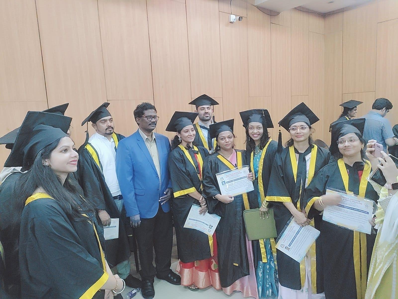 Fellowship course Convocation to my students at Hyderabad Telangana.